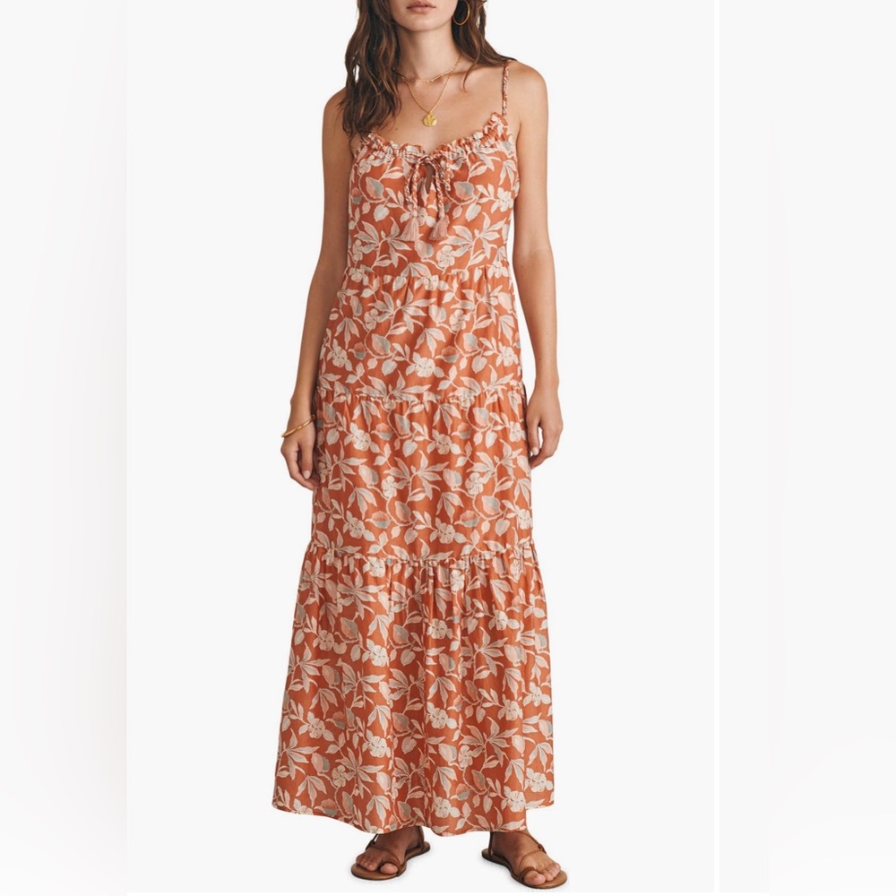 New Faherty Sun Chaser Maxi Dress- Size: XS
